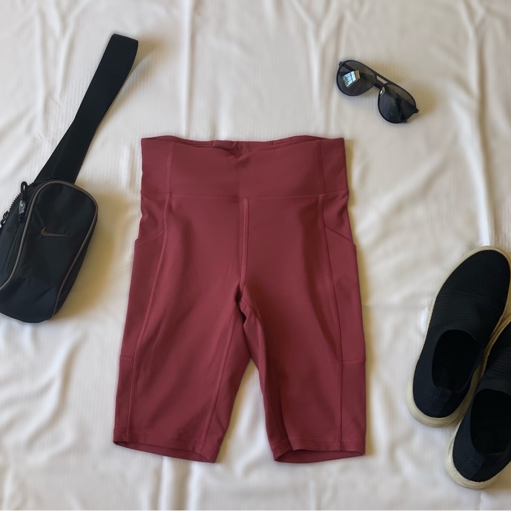 lululemon athletica Burgundy Athletic Shorts